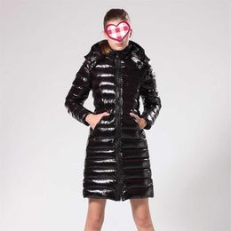 Womens Down Jacket Parkas Fashion Women Winter Jacket Fur Coat Doudoune Femme Black Winter Coat Outerwear With Hood250m