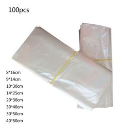 100 Pack Odourless Clear Polyolefin Heat Shrink Wrap Bags for Gifts Packagaing Soaps Candle Jars Homemade DIY Projects284c