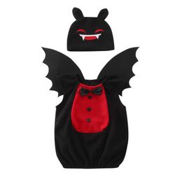 Special Occasions Umorden Unisex Baby Infant Toddler Halloween Black Red Bat Vampire Costume Vest Wings Hat 3pcs Set 1-2T 3-4T x1004