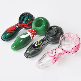 Smoking Pipes High Quality Glass Spoon For Hand Pipe Water Bong Bubblers Dry Herb Drop Delivery Home Garden Household Sundries Access Dhcbg