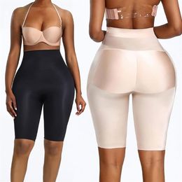 Body Thigh Trimmer High Waist Trainer Shapewear Body Tummy Shaper Fake Ass BuLifter Booties Hip Pads Enhancer284r