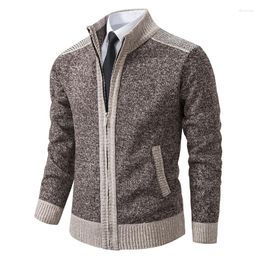 Men's Sweaters Men Cardigan Fleece Warm Sweatercoats Good Quality Male Autumn Winter Slim Fit Thicker Cardigans Sweater Jackets 3XL