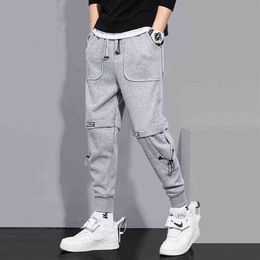 High Quality Men's Cargo Pant Harajuku Fashion Joggers Pants Men Casual Streetwear Men Cargo Pants Hip Hop Men Clothing Trous2289
