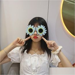 Sunglasses Hawaii Party Beach Tropical Decorations Funny Glasses Flower Carnival Birthday Event Drop Delivery Fashion Accessories Dhmxv