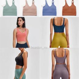 Align Sports Yoga Tanks Bra Gym Clothes Womens Underwears Camisoles Camis Shockproof Running fashion icon Fitness Workout U Back S231R