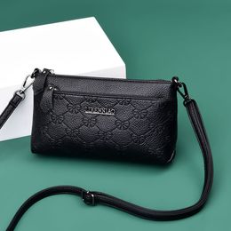 Neue Mode Handheld Kleine Tasche Textur Weichem Leder Mini Mittleren alters frauen Tasche Mama der Eine Schulter Umhängetasche