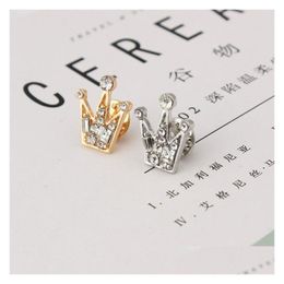 Pins Brooches Fl Diamond Crystal Mini Uni Small Crown Brooch Party Beauty Suit Dress Shirt Valentines Day Gift Drop Delivery Dhgarden Dhign