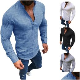 Mens T-Shirts Men Casual T Shirts Gym Fitness Male Breathable Jogging Tees Long Sleeve Sweat Tshirt Workout Clothing Drop Delivery App Dhjc0