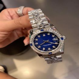 Series classic women's automatic watch 31mm diamond ring all stainless steel sapphire super bright sports waterproof factory280Q