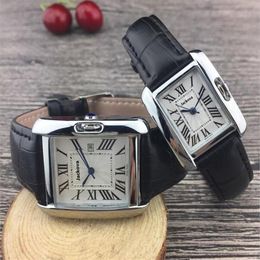 Fashion New design Men women Watch leather top Quality lovers watches Man Quartz luxury watches business classical clock232p