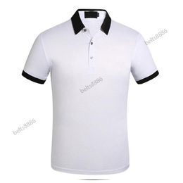 Business Casual Polo shirt tshirt Men Sleeve Stripe Slimmer Manly Society Men's Fashion Checked Five Colour chooes2605