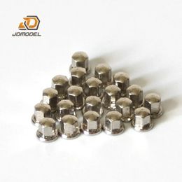 Metal Wheel hubs 20pcs Screws For 1/14 RC Cars Wheel Rims For Tamiya Lesu For Scania Man Actros Volvo Car Parts Rc Truck