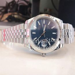 Business Watches Men Automatic 2836 Watch Men's 41mm Wimbledon Bp Jubilee Bracelet Date Mechanical 2824 Pit Pattern Mint Gree222k