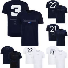 F1 2023 Team Driver T-shirt Formula 1 Racer Signature T-Shirt Summer Racing Fans Fashion O-Neck Mens T-shirts Womens Jersey Tops