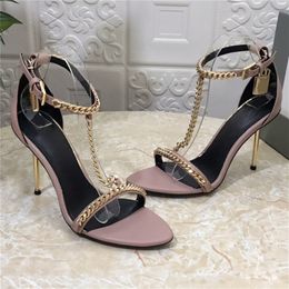 Sandals Leather Dress Shoes 10cm Heel Designer Shoes Women Sandals And Heels Comfortable Retro Party High Heels Summer Autumn Shallow 240412HZA5