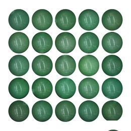 Crystal 25Pcs 16Mm Natural Round Stone Bead Loose Gemstone Diy Smooth Beads For Bracelet Necklace Earrings Jewellery Making Dro Dhgarden Dhucy