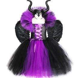 Special Occasions Witch Tutu Dress for Baby Girls Halloween Costumes for Kids Girl Fancy Dresses Knee Length The Witches Child Clothes x1004