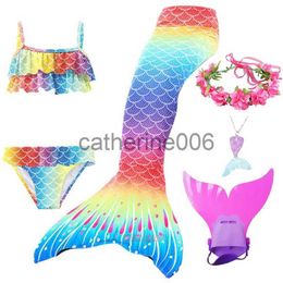 Special Occasions Girls Mermaid Tails Costume Halloween Party Cosplay Costumes Little Mermaid Kids Children Christmas Swimsuit Bikini Bathing Suit x1004