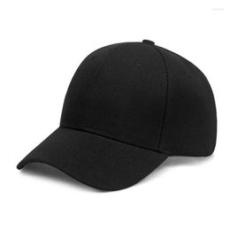 Ball Caps Unisex Simple Black Cap Solid Color Baseball Snapback Casquette Hats Casual Gorras Hip Hop Dad For Men Women