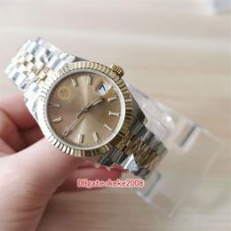 Super BPF Women's Wristwatches 278384RBR 278384 31mm Diamond border Two tones Yellow Gold & Steel Sapphire jubilee Automatic 304a