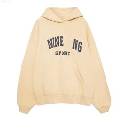 Men's Hoodies & Sweatshirts New Hot Sale 23SS Women Designer Fashion Cotton Hooded New Classic Letter Print Wash Water Colour Snowflake Sweatshirt Hoodies