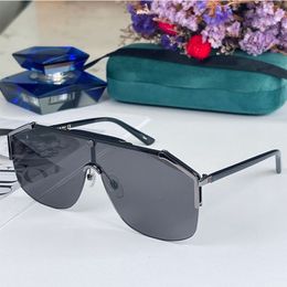 Designer sunglasses driving outdoor activities parties trendy men irregular pilot style metal half frame frame with box fashionable women small face 0291S