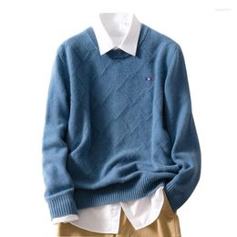 Men's Sweaters Super Cashmere Sweater 2023 Men Pullover Autumn Winter Warm Classic O-neck Male Jumper Jersey Hombre Pull Homme