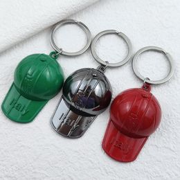 Keychains Men's Keychain Casual Hat Alloy Pendant Key Chains For Unisex Car Jewellery Accessories Festival Anniversary Gifts Direct Sale