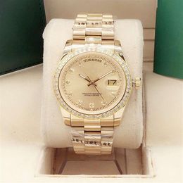 Very classic 36 mm women's diamond bezel date and week waterproof watch -selling watch that can be equipped with a sapphi185v