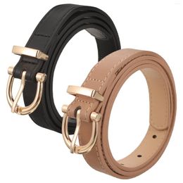 Belts 2 Pcs Decor Woman Belt Women Decorate Pants Imitation Waist Dresses Women's Womens Work