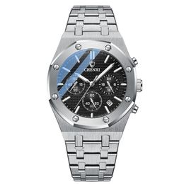 CHENXI Fashion Business Mens Watches Top Luxury Brand Quartz Watch Chronograph Men Stainless Steel Waterproof Wristwatch Relogio M293H