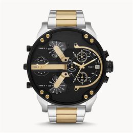 DZ watch Mr Daddy 2 0 Chronograph Two-Tone Stainless Steel Watch DZ7459281o