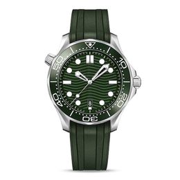 2022ss NEW MODEL GREEN GD Men Diver Mens Ceramic Bezel luxury watch Watches Origina Automatic Mechanical Movement Diver 300M maste295b