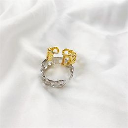 Silver Gold Loop Love Ring For Men Women Designer Couple Rings as Special Lover Gift254C