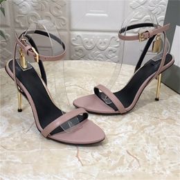 Sandals Leather Dress Shoes 10cm Heel Designer Shoes Women Sandals And Heels Comfortable Retro Party High Heels Summer Autumn Shallow 240412FR4F