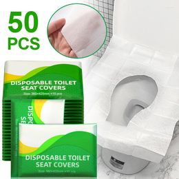 Toilet Seat Covers 10/30/50 PCS Disposable Cover Water-soluble Portable Travel El Degradable Mat Accessories
