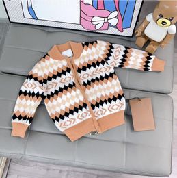 Lovely Baby Brand Jackets Toddler Knitted Cardigan Sweaters Kids Zipper Jacket Infant Jacket