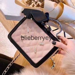 Cross Body Designer handbags square fat chain bag real leather handbag large-capacity shoulder bags top quality quilted bag03blieberryeyes