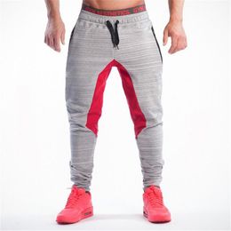 Men's Pants Mens Bodybuilding Gym Workout Jogger Sport Athletic Slim Fit Sweatpants Men Chandal Hombre Wear Animal2471