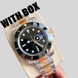 watch u1 mens automatic mechanical ceramics watches 40mm full stainless steel Gliding clasp Swim wristwatches sapphire super lumin219S