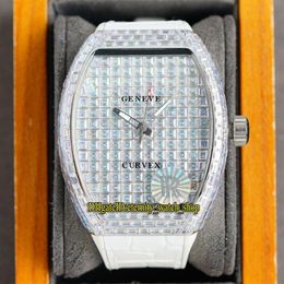 eternity Jewelry Iced Out Watches RRF V2 Upgrade version MEN'S COLLECTION V 45 T D NR Automatic Mechanical Gypsophila Big D3296