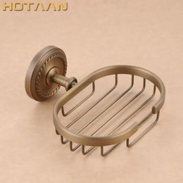 Soap Dishes . Fashion antique brass soap holder Pure copper bathroom soap basket bathroom accessories YT-12290 230926