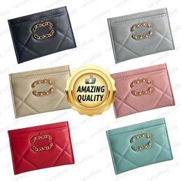 10A Mini porta carte di design da donna di alta qualità Portafoglio Hardware in metallo Pelle di caviale Multi pochette Portamonete Borsa di lusso Moda Sacoche Portachiavi