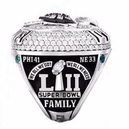 whole Philadelphia 2017 Eagles World Championship Ring Tide Holiday gifts for friends330U