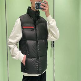 2023 winter jacket men designer vests mens brand luxury classic sleeveless coat Couple white eider down padding Custom fabric wind230R