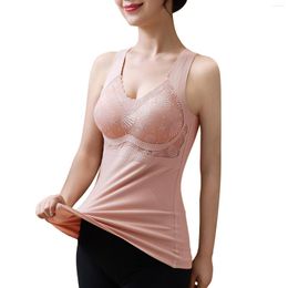 Women's Shapers Sleeveless Bra Thermal Undershirts With Lace For Winter V Underwear Top Men 3xlt Turtleneck Women