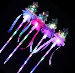 Party Favor Princess Star Led Wand - Clear Christmas Tree Flashing Light Stick For Parties Raves Dress-Up SN6268