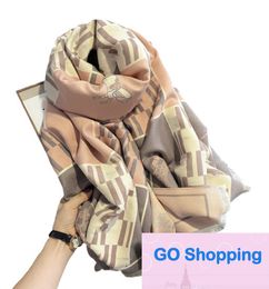 Top Spring Scarf Women's All-Match Color Matching Horse Imitation Cashmere Outer Shawl Fashionable Warm Scarfs Dual-Purpose