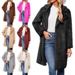 Women's Jackets Women Winter Coats For 2023 Comfort Warm Outerwear Open Front Long Cardigan Overcoat Jacket Fuzzy