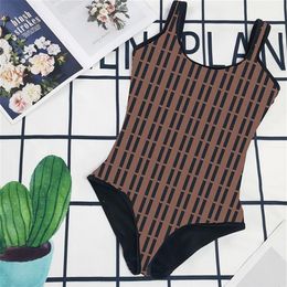 Letters Printed Swimwear Vintage Diving Surfing Swimsuits Sexy One Piece Beach Swimsuits Bathing Suit Womens Swimsuit 4 Colors323p